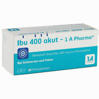 Ibu 400 Akut - 1a Pharma Filmtabletten 10 Stück - ab 0,95 €