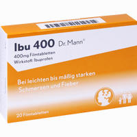 Ibu 400 Dr. Mann Filmtabletten 20 Stück - ab 3,15 €