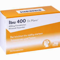 Ibu 400 Dr. Mann Filmtabletten 20 Stück - ab 3,15 €