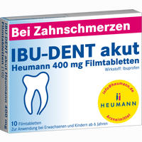 Ibu- Dent Akut Heumann 400 Mg Filmtabletten 10 Stück