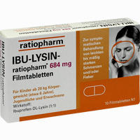 Ibu- Lysin- Ratiopharm 684mg Filmtabletten  20 Stück - ab 2,89 €