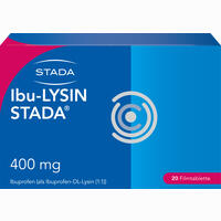 Ibu- Lysin Stada 400 Mg Filmtabletten 10 Stück - ab 2,71 €