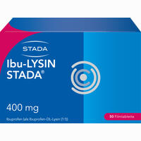 Ibu- Lysin Stada 400 Mg Filmtabletten 10 Stück - ab 2,71 €