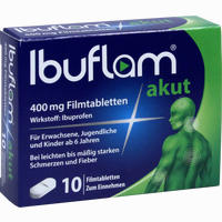 Ibuflam Akut 400 Mg Filmtabletten  20 Stück - ab 3,05 €
