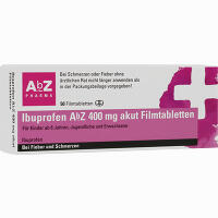 Ibuprofen Abz 400 Mg Akut Filmtabletten 50 Stück