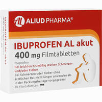 Ibuprofen Al Akut 400mg Filmtabletten  10 Stück - ab 0,79 €
