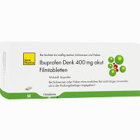 Ibuprofen Denk 400 Mg Akut Filmtabletten 50 Stück