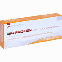 Ibuprofen- Hemopharm 400mg Filmtabletten  10 Stück - ab 0,00 €