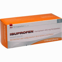 Ibuprofen- Hemopharm 400mg Filmtabletten  10 Stück - ab 0,00 €