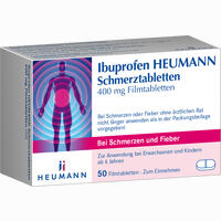 Ibuprofen Heumann Schmerztabletten 400mg Filmtabletten 30 Stück - ab 1,55 €