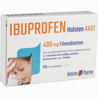 Ibuprofen Holsten Akut 400 Mg Filmtabletten  10 Stück - ab 1,59 €