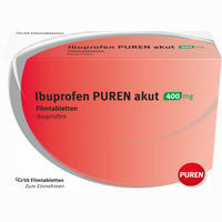 Ibuprofen Puren Akut 400 Mg Filmtabletten  20 Stück - ab 3,43 €