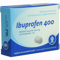 Ibuprofen Sophien 400 Filmtabletten 20 Stück - ab 2,40 €
