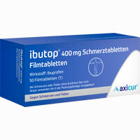 Ibutop 400 Mg Schmerztabletten Filmtabletten Axicorp pharma 50 Stück