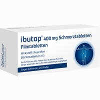 Ibutop 400mg Schmerztabletten Filmtabletten  axicorp Pharma GmbH 10 Stück - ab 0,59 &euro;