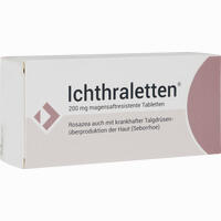 Ichthraletten 200 Mg Magensaftresistente Tabletten 84 Stück - ab 22,80 €