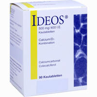 Ideos 500mg/400 I. E. Kautabletten Beragena arzneimittel 90 Stück