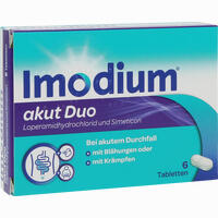 Imodium Akut Duo 2 Mg/125 Mg Tabletten 6 Stück - ab 5,14 €
