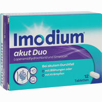 Imodium Akut Duo 2 Mg/125 Mg Tabletten 6 Stück - ab 5,03 €