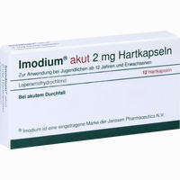 Imodium Akut Hartkapseln kohlpharma GmbH 6 Stück - ab 2,91 &euro;