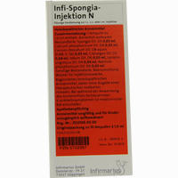 Infi- Spongia- Injektion N 50 Stück - ab 12,16 €
