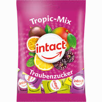 Intact Traubenzucker Beutel Tropic- Mix Bonbon 100 g 