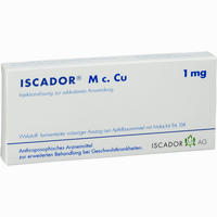 Iscador M C. Cu 1mg Ampullen 7 x 1 ml