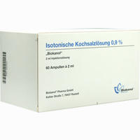 Isotonische Kochsalzlösung 0.9% Biokanol Ampullen 60 x 2 ml