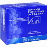 Isotonische Kochsalzlösung zur Inhalation Inhalationslösung 20 x 5 ml - ab 6,66 €