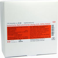 Isotonische Natriumchlorid- Lösung 0.9% Eifelfango Ampullen 100 x 2 ml - ab 5,22 €
