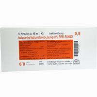 Isotonische Natriumchlorid- Lösung 0.9% Eifelfango Ampullen 100 x 2 ml - ab 5,22 €