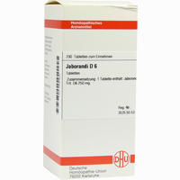 Jaborandi D6 Tabletten 80 Stück - ab 7,52 €