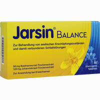 Jarsin Balance 56 Mg 120 Mg überzogene Tabletten 60 Stück