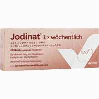 Jodinat 1 X Wöchentlich 1530 Mikrogramm Tabletten 28 Stück