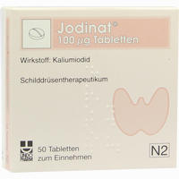 Jodinat 100ug Tabletten  50 Stück - ab 1,41 €