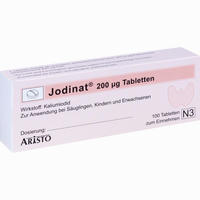 Jodinat 200ug Tabletten  50 Stück - ab 2,11 €