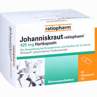 Johanniskraut- Ratiopharm 425mg Hartkapseln 60 Stück 