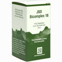 Jso Bicomplex 18 Tabletten 150 Stück