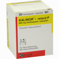 Kalinor Retard P Retardkapseln 20 Stück - ab 2,36 €