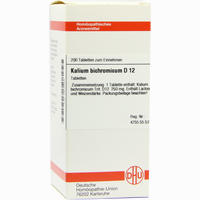 Kalium Bichrom D12 Tabletten 80 Stück - ab 6,64 €