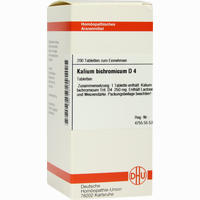 Kalium Bichrom D4 Tabletten 80 Stück - ab 7,27 €