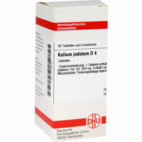 Kalium Jodat D4 Tabletten 80 Stück - ab 6,53 €