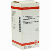 Kalium Sulfuricum D12 Tabletten 80 Stück - ab 7,19 €