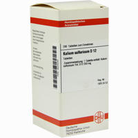 Kalium Sulfuricum D12 Tabletten 80 Stück - ab 8,69 €