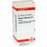 Kalium Sulfuricum D6 Tabletten 80 Stück - ab 6,77 €