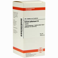 Kalium Sulfuricum D6 Tabletten 200 Stück