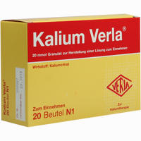 Kalium Verla Granulat  20 Stück - ab 3,17 €