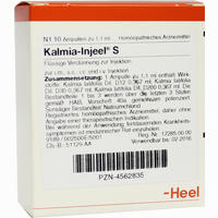 Kalmia- Injeel S Ampullen  10 Stück 