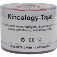 Kineology Tape Rot 5mx5cm Bandage 1 Stück