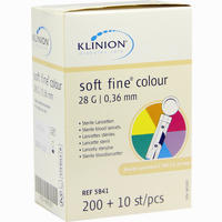 Klinion Soft Fine Colour 28g Lanzetten 210 Stück - ab 5,01 €